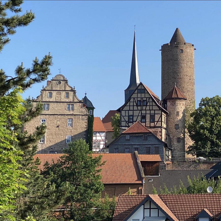 Graefin Anna - Design-Apartment In Der Historischen Hinterburg Schlitz - Nahe Fulda Und Bad Hersfeld Luaran gambar