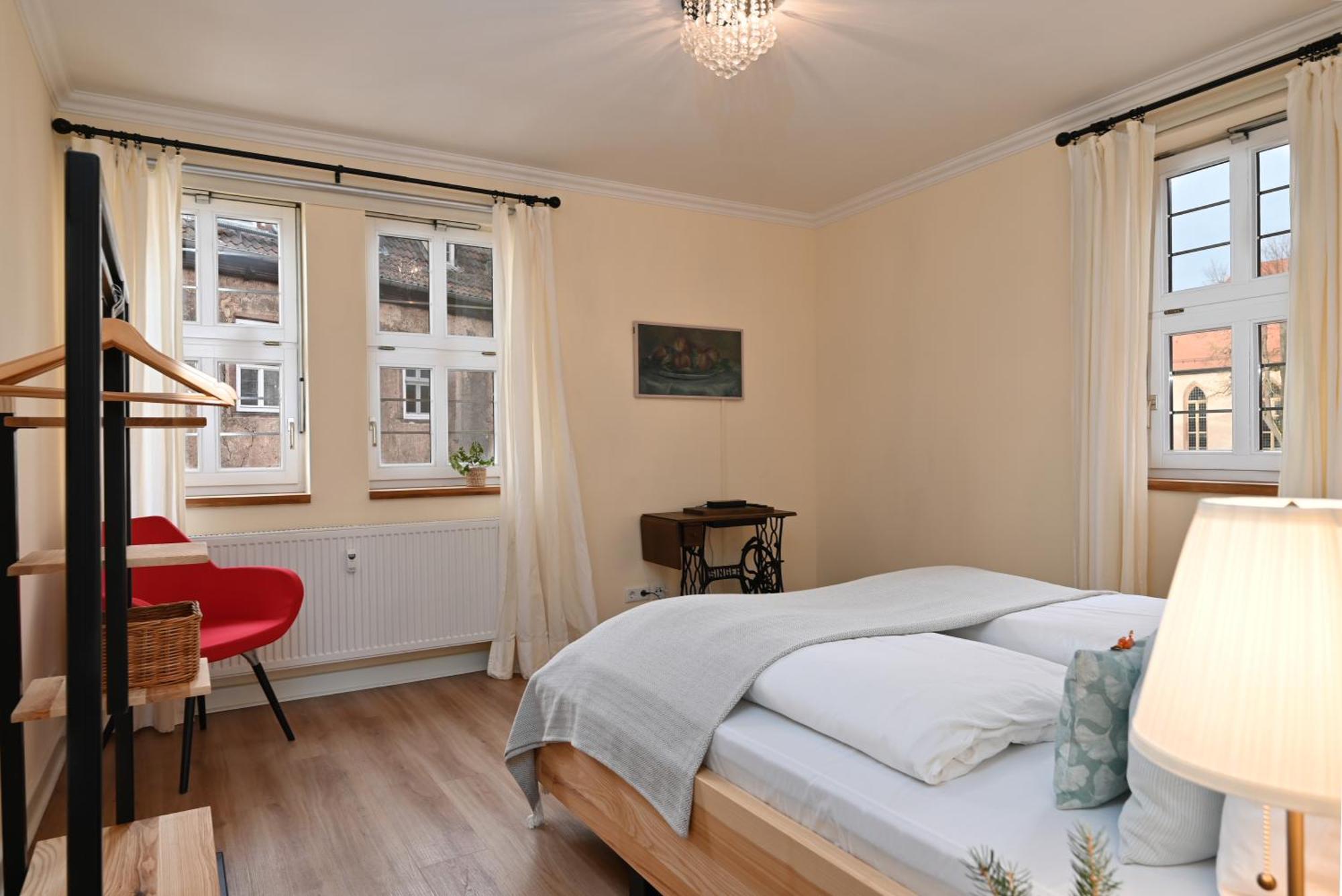 Graefin Anna - Design-Apartment In Der Historischen Hinterburg Schlitz - Nahe Fulda Und Bad Hersfeld Luaran gambar
