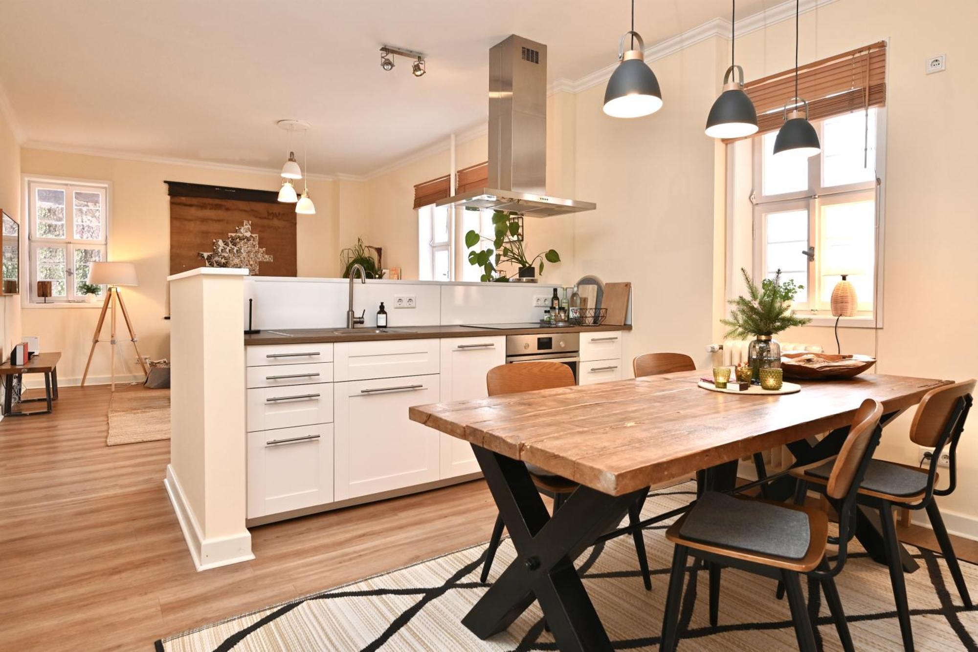 Graefin Anna - Design-Apartment In Der Historischen Hinterburg Schlitz - Nahe Fulda Und Bad Hersfeld Luaran gambar